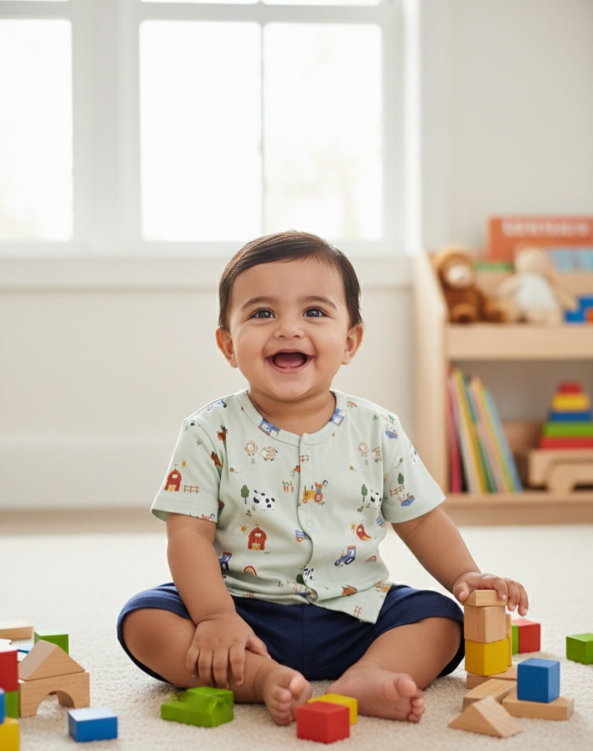 The "Sweet Bunny" Button-Up Tee