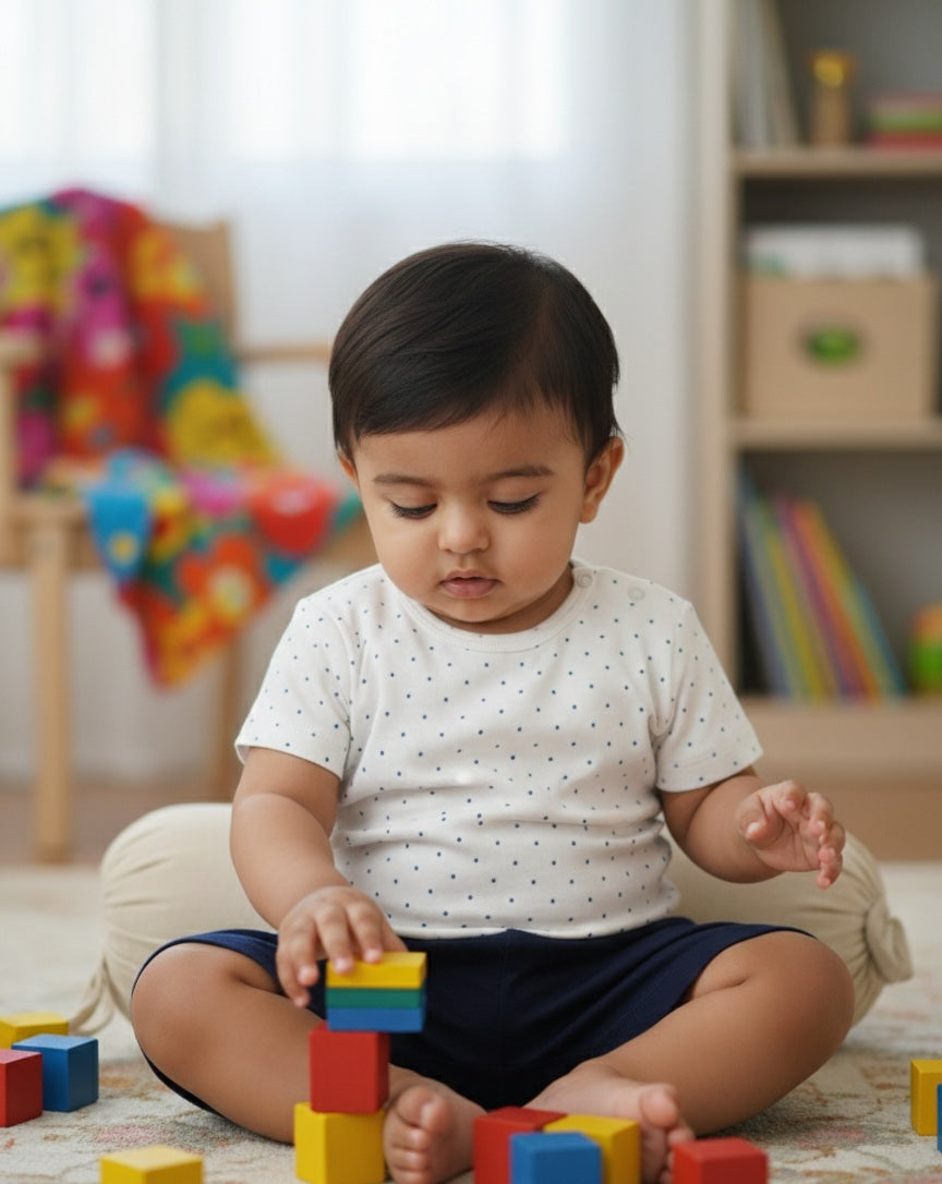 Midnight Polka Dot Play Tee