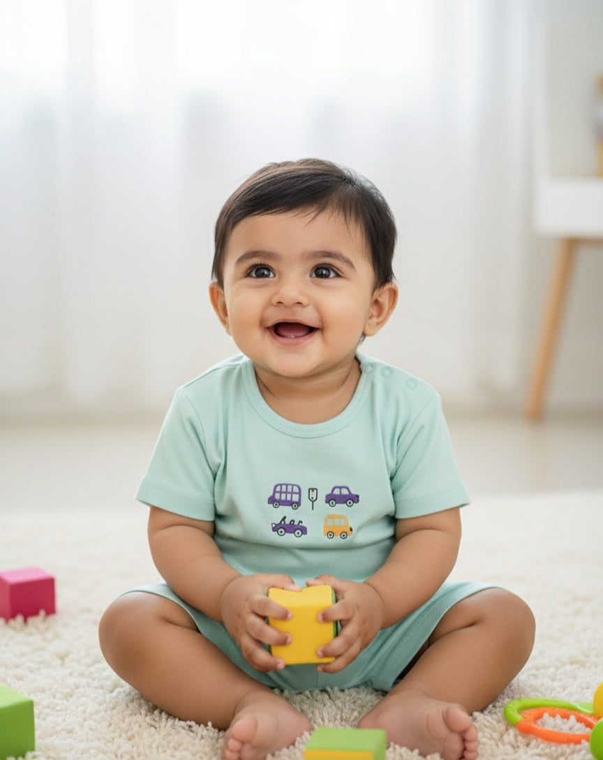 Minty 'Beep Beep' Vehicle Set