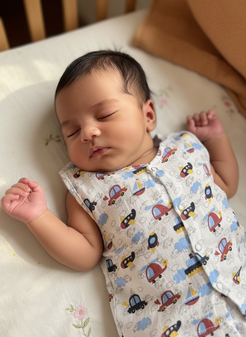 Little Traveler Muslin Sleep Top