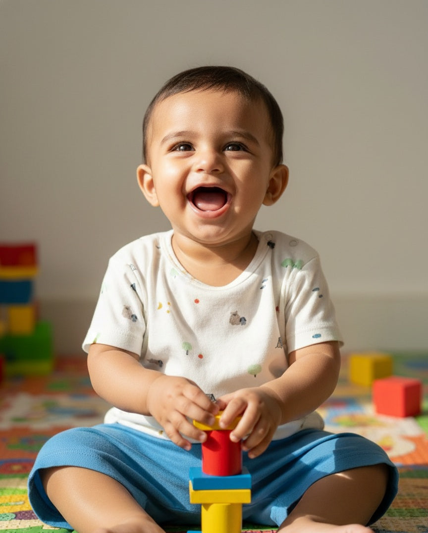 The "Tiny Park" Graphic Tee – Soft Cream